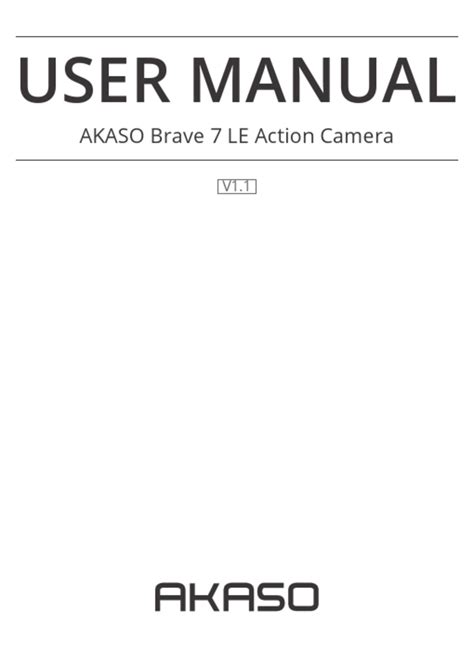 akasotech user manual brave 7